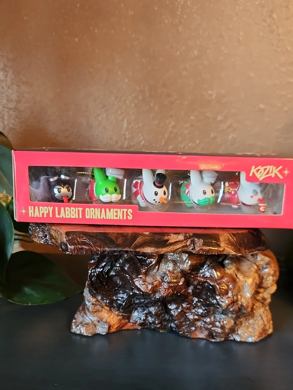Kidrobot Happy Labbit Holiday Ornament Set - New Open Box